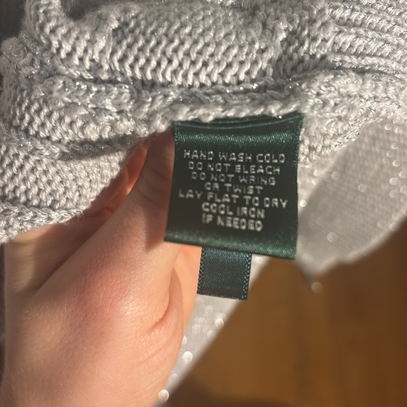 Stunning L- Ralph Lauren Active Glitter Cardigan - Picture 8 of 8